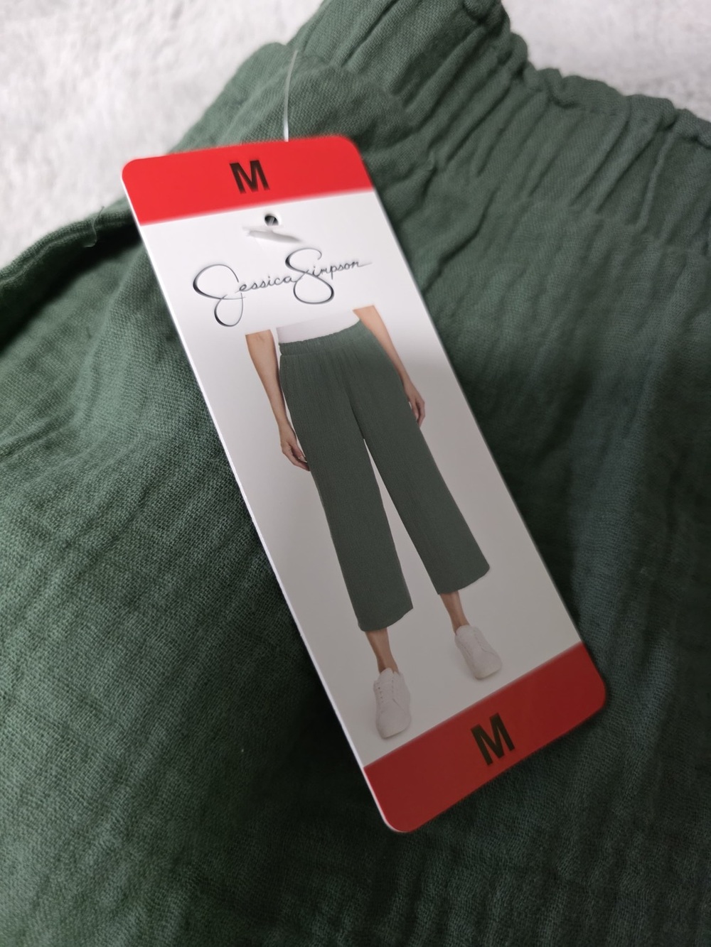 Jessica Simpson women’s Olive Green Casual Chinos - Picture 3 of 4